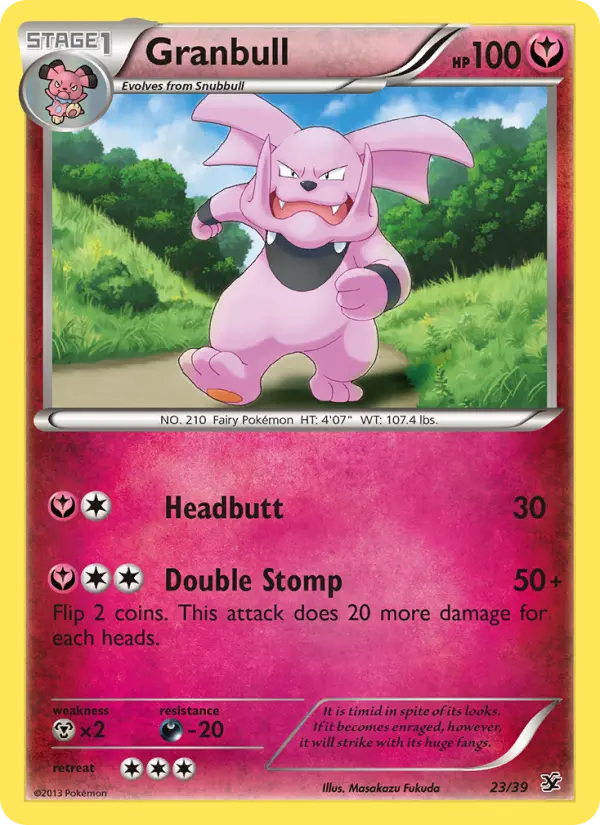 Granbull, Kalos Starter Set #23