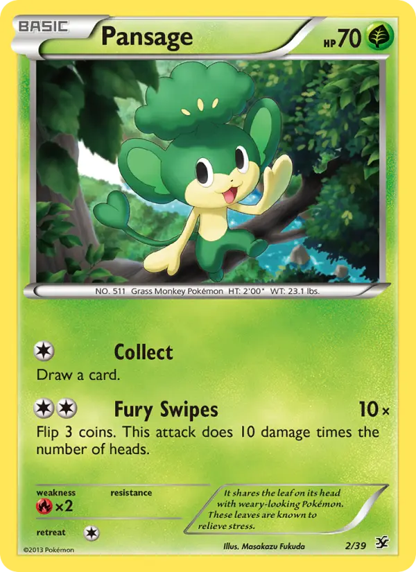 Pansage, Kalos Starter Set #2