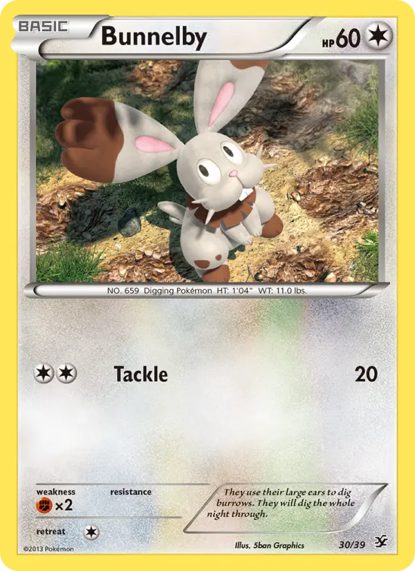 Bunnelby, Kalos Starter Set #30