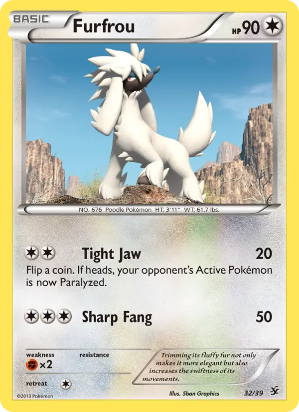 Furfrou, Kalos Starter Set #32