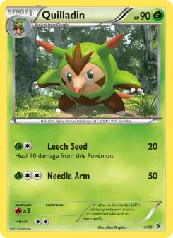 Quilladin, Kalos Starter Set #4/39