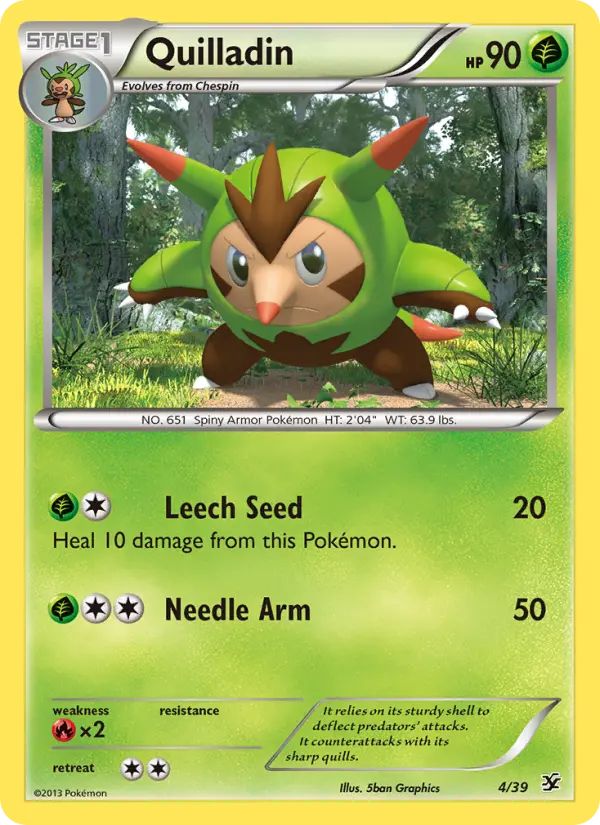 Quilladin, Kalos Starter Set #4
