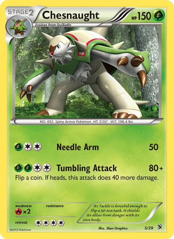 Chesnaught, Kalos Starter Set #5