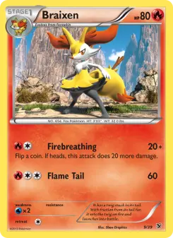 Braixen, Kalos Starter Set #9/39
