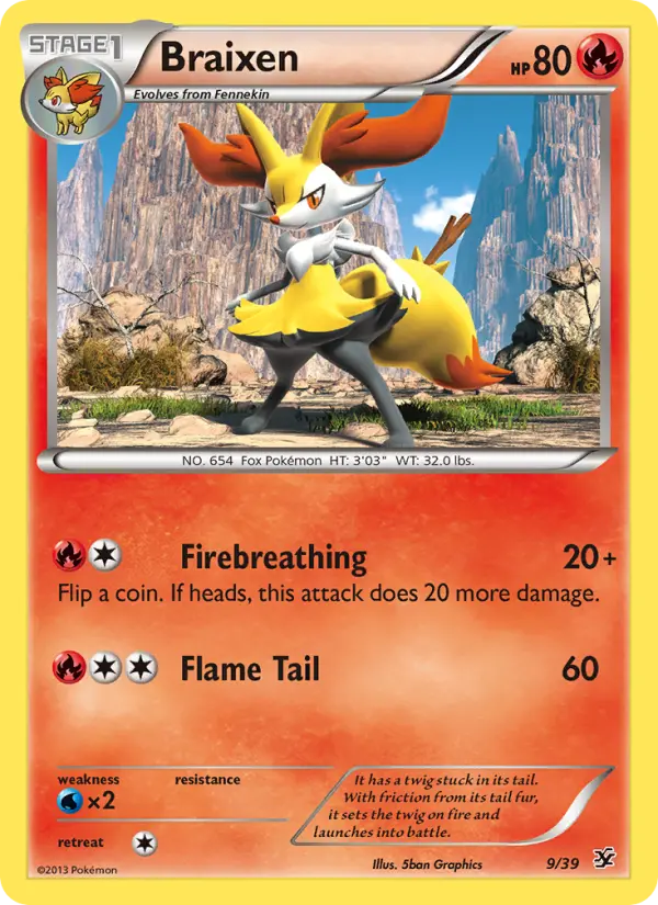 Braixen, Kalos Starter Set #9