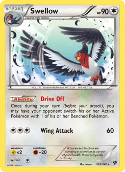 Swellow, XY #103/146
