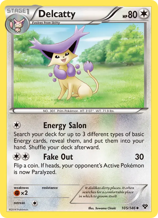 Delcatty, XY #105