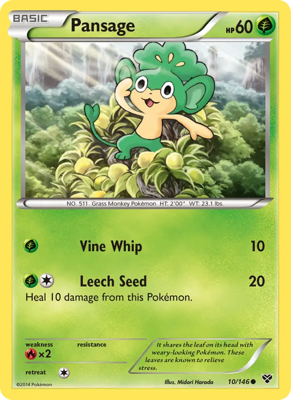 Pansage, XY #10