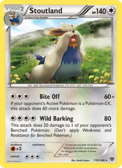 Stoutland, XY #110/146