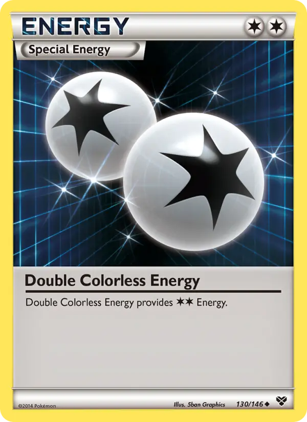 Double Colorless Energy, XY #130