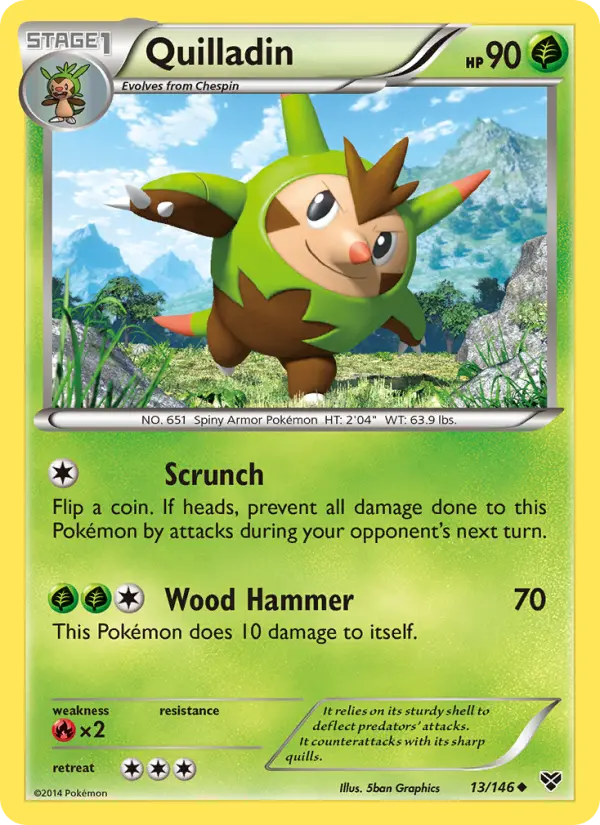 Quilladin, XY #13