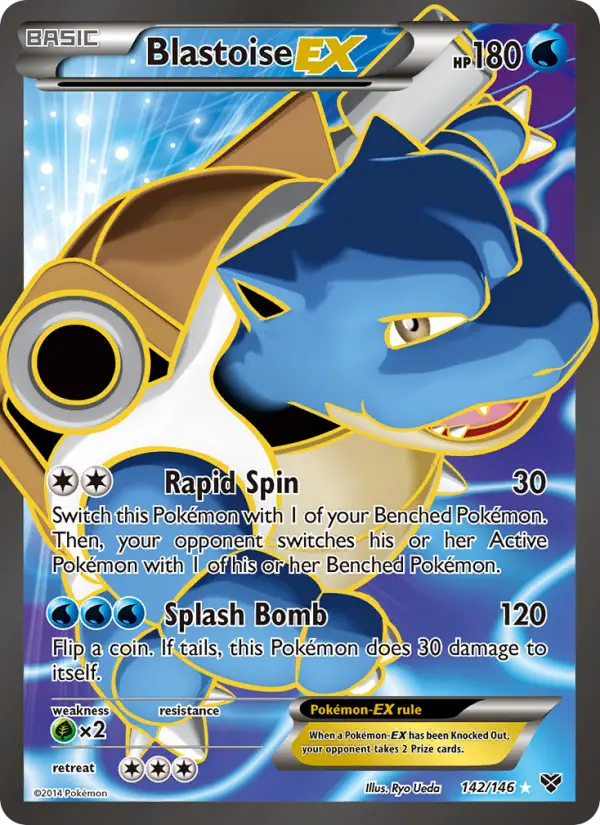 Blastoise EX, XY #142
