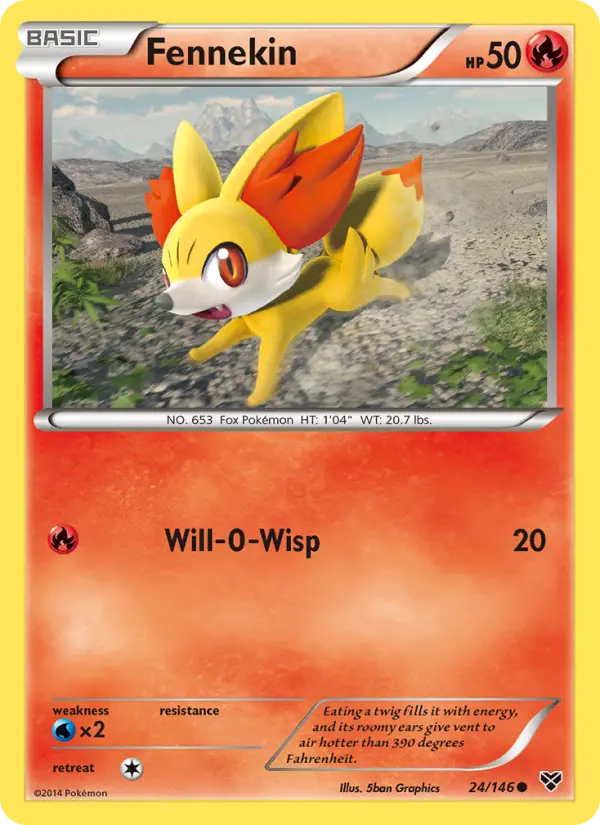 Fennekin, XY #24