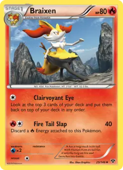 Braixen, XY #25/146