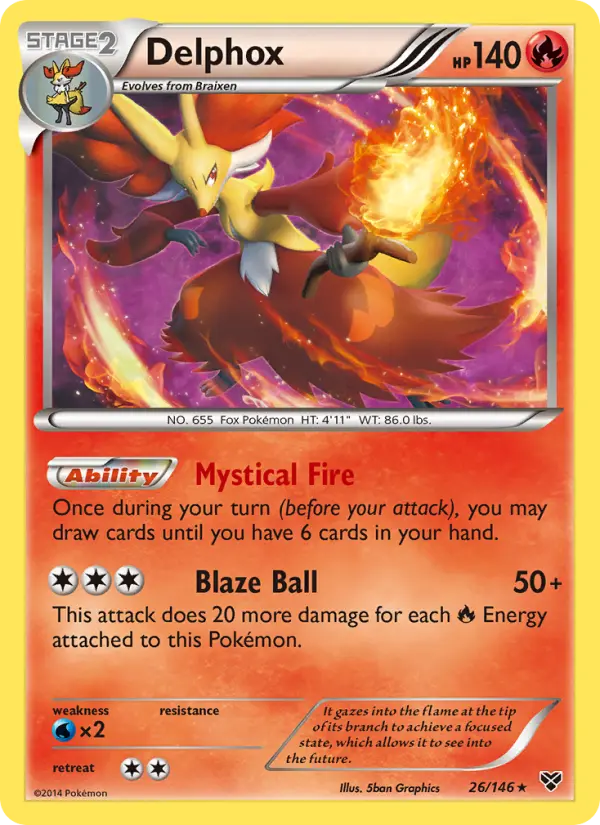 Delphox, XY #26