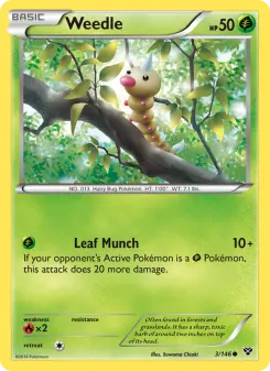Weedle, XY #3/146