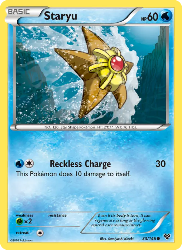 Staryu, XY #33