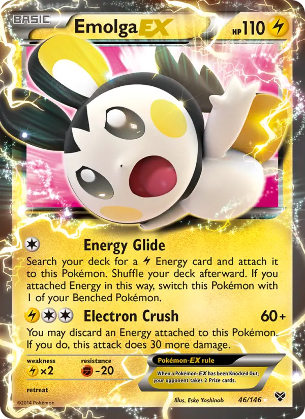 Emolga EX, XY #46