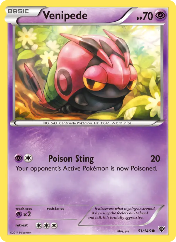 Venipede, XY #51
