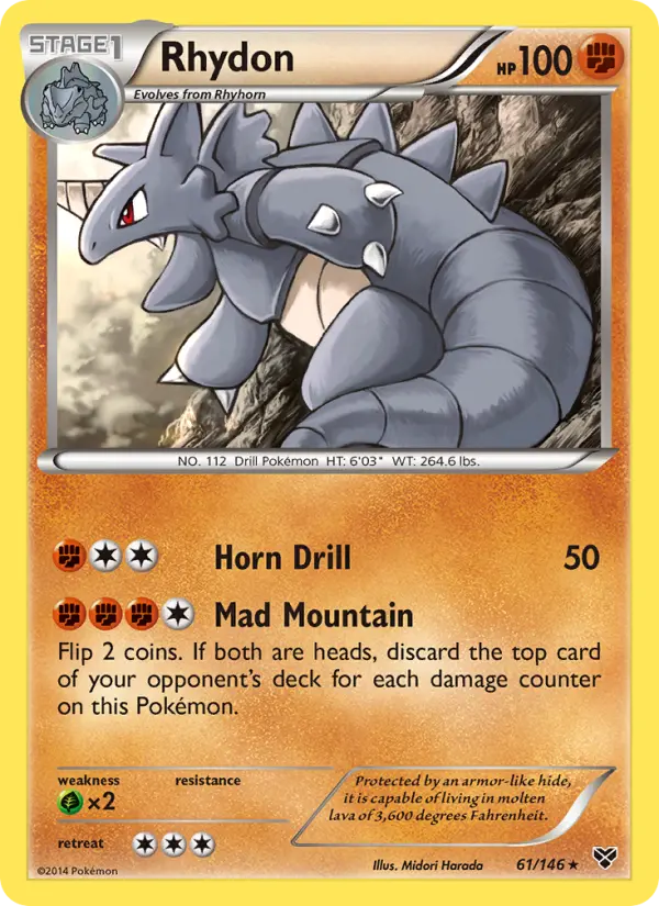 Rhydon, XY #61