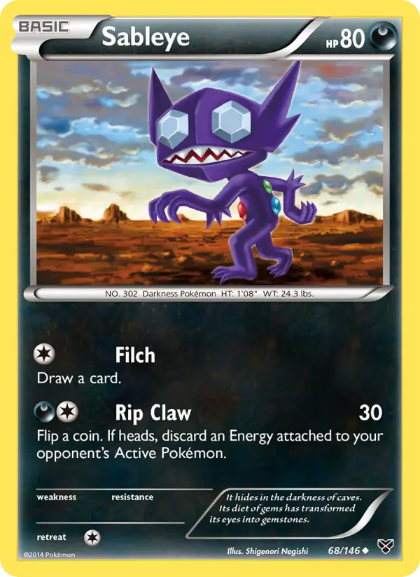 Sableye, XY #68