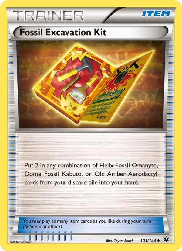 Fossil Excavation Kit, Fates Collide #101