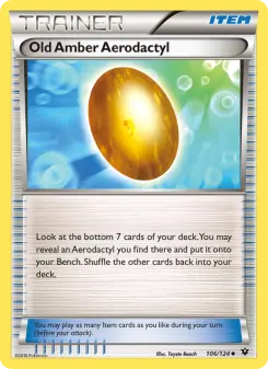 Old Amber Aerodactyl, Fates Collide #106/124