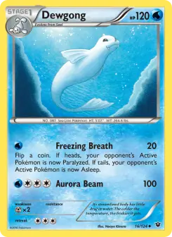 Dewgong, Fates Collide #16/124
