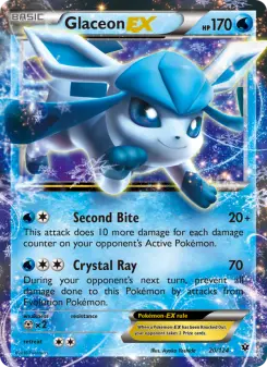 Glaceon EX, Fates Collide #20/124