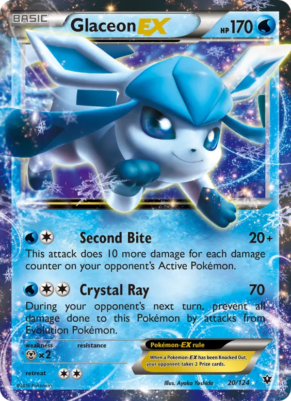 Glaceon EX, Fates Collide #20