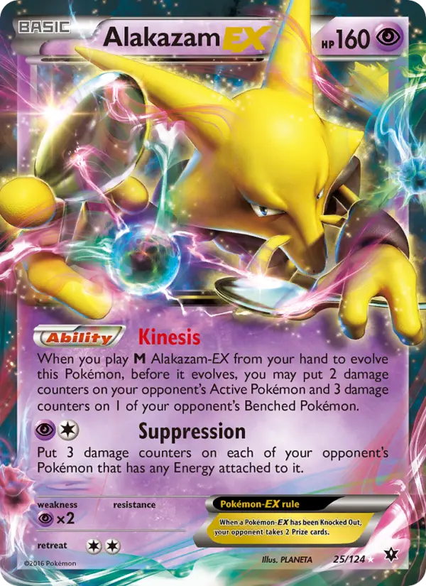 Alakazam EX, Fates Collide #25