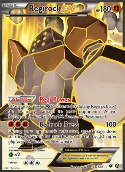 Regirock EX, Fates Collide #43a