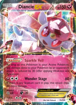 Diancie EX, Fates Collide #72/124