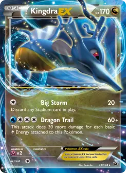 Kingdra EX, Fates Collide #73/124