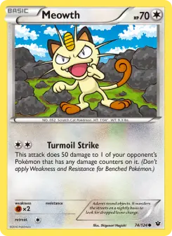 Meowth, Fates Collide #74/124