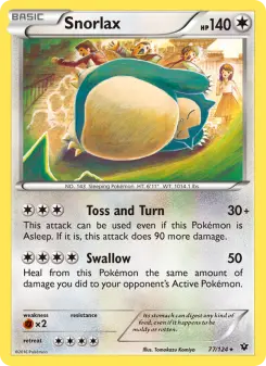 Snorlax, Fates Collide #77/124