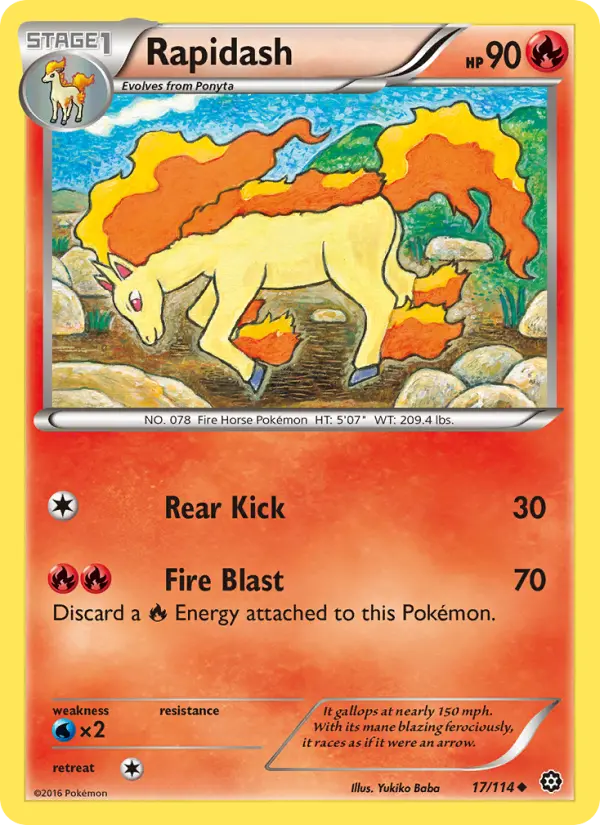 Rapidash, Steam Siege #17