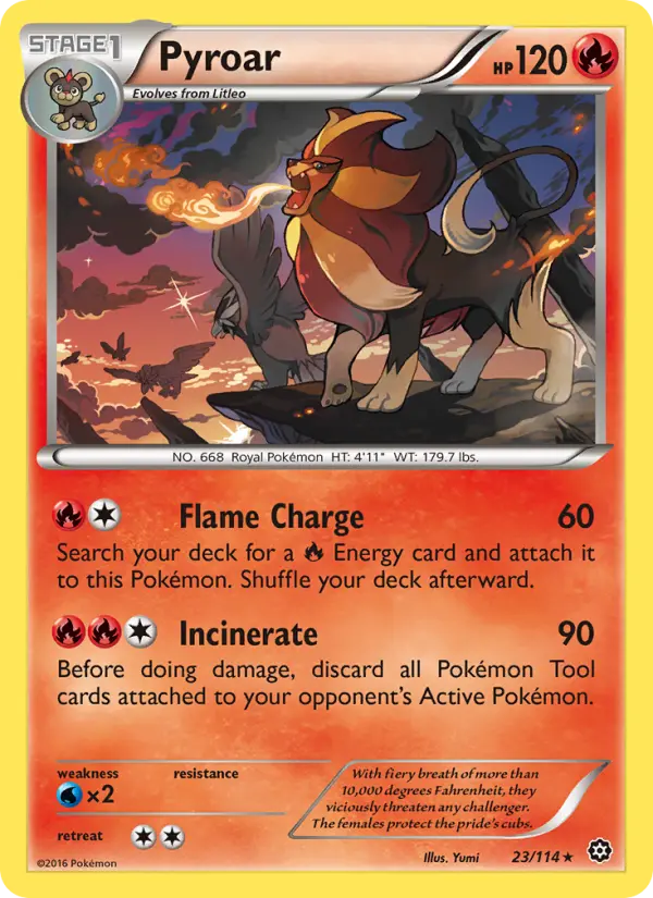 Pyroar, Steam Siege #23