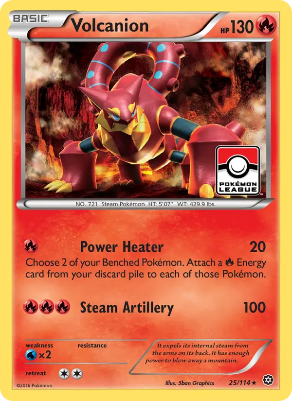 Volcanion, Steam Siege #25