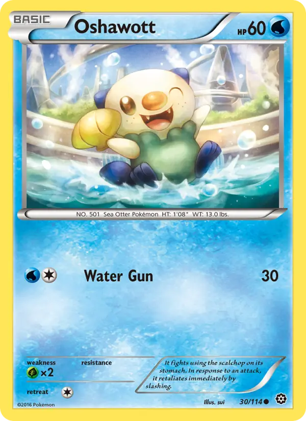 Oshawott, Steam Siege #30