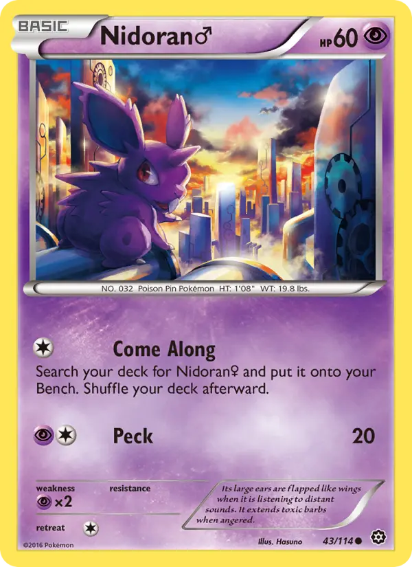Nidoran♂, Steam Siege #43