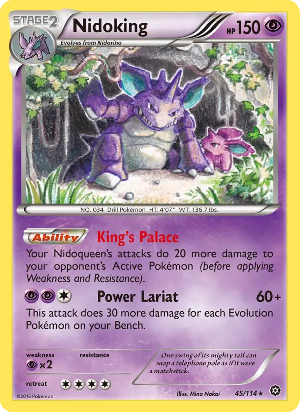 Nidoking, Steam Siege #45