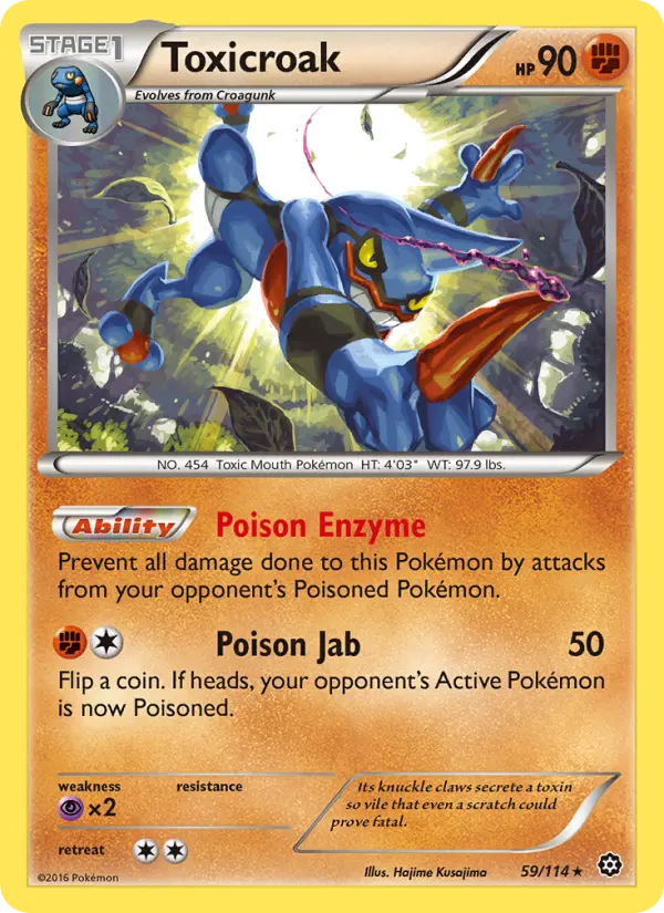 Toxicroak, Steam Siege #59