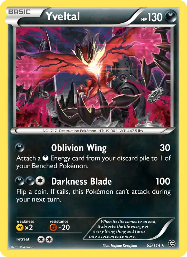 Yveltal, Steam Siege #65