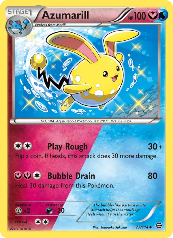 Azumarill, Steam Siege #77