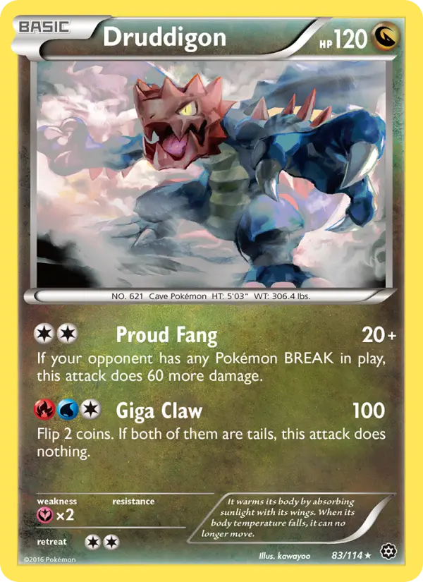 Druddigon, Steam Siege #83