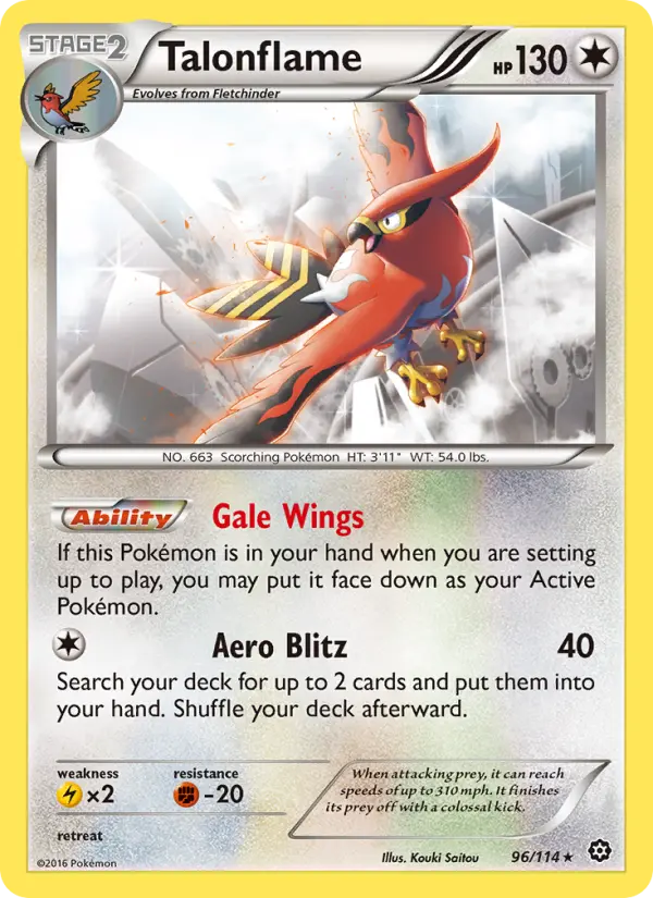 Talonflame, Steam Siege #96
