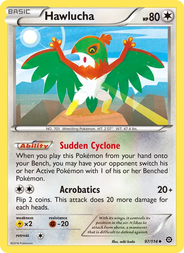 Hawlucha, Steam Siege #97