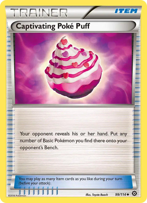 Captivating Poké Puff, Steam Siege #99