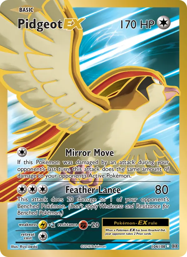 Pidgeot EX, Evolutions #104